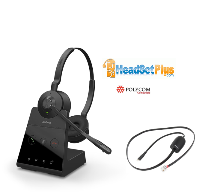 jabra engage 65 se stereo+ehs polycom phone headset bundle view